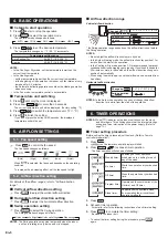 Предварительный просмотр 6 страницы Fujitsu Airstage Wall Series Operation Manual