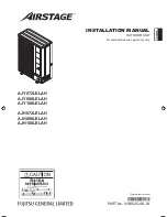 Preview for 1 page of Fujitsu AJH072LELAH Installation Manual