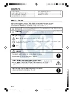 Preview for 2 page of Fujitsu AKY7F Operating Manual