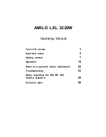 Preview for 5 page of Fujitsu AMILO LXL 3220W Operating Manual