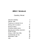 Preview for 5 page of Fujitsu AMILO M Series Operating Manual