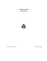 Preview for 1 page of Fujitsu AMILO Pro V2040 Service Manual