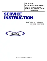 Fujitsu AO*G09LECAN Service Instruction preview