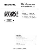 Fujitsu AOH12USCC Service Manual preview