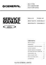 Fujitsu AOHA72LALT Service Manual preview