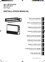 Fujitsu AOHG12LALL Installation Manual предпросмотр