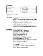 Preview for 2 page of Fujitsu AOT12LFBC Operating Manual