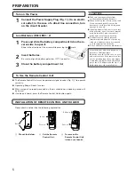 Preview for 6 page of Fujitsu AOT12RSJC Operating Manual