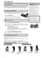 Предварительный просмотр 6 страницы Fujitsu AOT20AZ Operating Manual