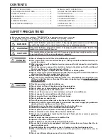 Preview for 2 page of Fujitsu AOT24PMAL Operating Manual