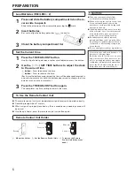 Preview for 6 page of Fujitsu AOT24PMAL Operating Manual