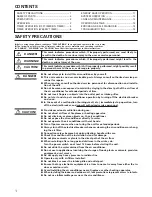 Preview for 2 page of Fujitsu AOT25AN Operating Manual