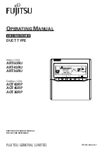 Fujitsu AOT36RP Operating Manual preview