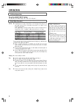 Preview for 8 page of Fujitsu AOT9AEJC Operating Manual