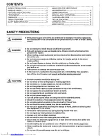 Preview for 2 page of Fujitsu AOT9PNAC Operating Manual