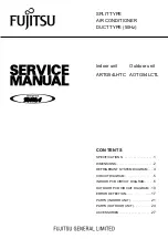 Preview for 1 page of Fujitsu AOTG54LCTL Service Manual