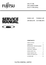 Preview for 1 page of Fujitsu AOTG60LBTA Service Manual