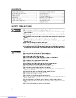 Preview for 2 page of Fujitsu AOTR09LCC Operating Manual