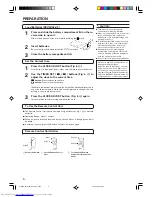 Предварительный просмотр 6 страницы Fujitsu AOTR18JCC Operating Manual