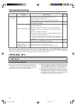 Preview for 16 page of Fujitsu AOTR30JFT Operating Manual