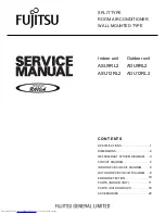 Preview for 1 page of Fujitsu AOU12RL2 Service Manual