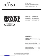 Предварительный просмотр 1 страницы Fujitsu AOU12RLFW1 Service Manual