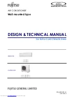 Preview for 1 page of Fujitsu AOU18RLXFWH Design & Technical Manual