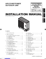 Preview for 1 page of Fujitsu AOU48RLXFZ1 Installation Manual