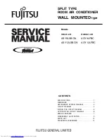 Предварительный просмотр 1 страницы Fujitsu AOY12LFBC Service Manual