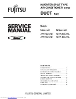 Fujitsu AOY12LMAKL Service Manual предпросмотр