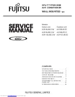 Preview for 1 page of Fujitsu AOY12USCC Service Manual