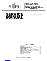 Fujitsu AOY13PNBC Service Manual preview