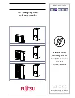 Предварительный просмотр 1 страницы Fujitsu AOY54LJBYL Installation And Operating Manual