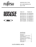 Preview for 1 page of Fujitsu AOYA24LALL Service Manual