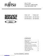 Fujitsu AOYG07LEC Service Manual preview