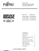 Preview for 1 page of Fujitsu AOYG07LMCA Service Manual