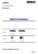 Preview for 1 page of Fujitsu AOYG09KATA Service Manual