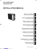 Fujitsu AOYG12-14LBLA Installation Manual preview