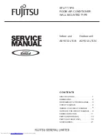 Предварительный просмотр 1 страницы Fujitsu AOYG12LTCN Service Manual