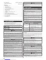 Preview for 2 page of Fujitsu AOYG14LTCN Installation Manual