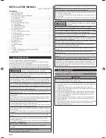 Preview for 2 page of Fujitsu aoyg18lac2 Installation Manual