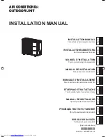 Fujitsu AOYG18LBCA Installation Manual preview