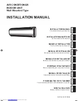 Preview for 1 page of Fujitsu AOYG18LFC Installation Manual