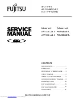 Fujitsu AOYG30LETL Service Manual preview