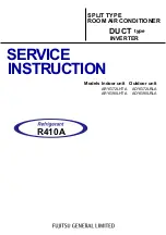 Fujitsu AOYG72LRLA Service Instruction предпросмотр