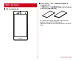 Предварительный просмотр 3 страницы Fujitsu Arrows NX F-01J Instruction Manual