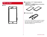 Preview for 3 page of Fujitsu ARROWS NX F-01K Instruction Manual
