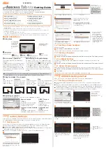 Preview for 1 page of Fujitsu ARROWS Tab FJT21 Settings Manual