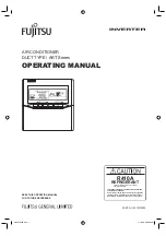 Preview for 3 page of Fujitsu ARTC72L Operating Manual