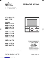 Предварительный просмотр 1 страницы Fujitsu ARTC72LATU Operating Manual